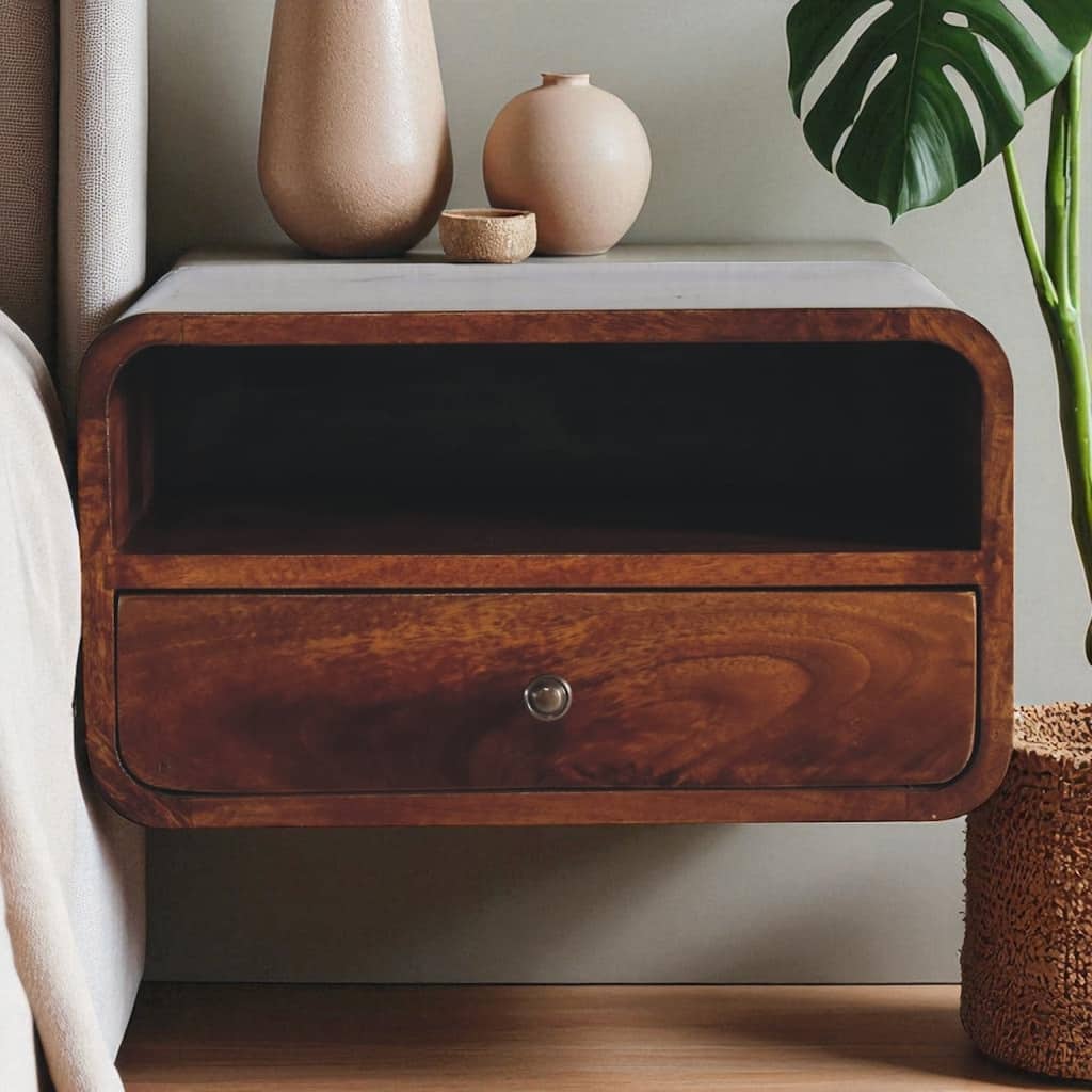 Large Floating Bedside