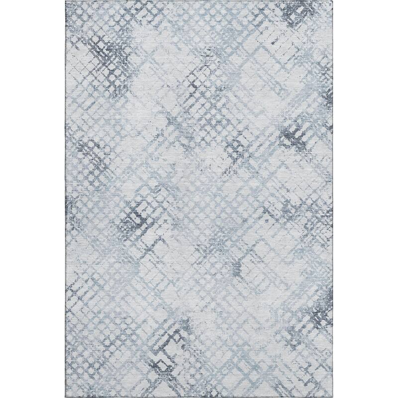 Premium Washable Super Soft Modern Trellis Mayfield Rug