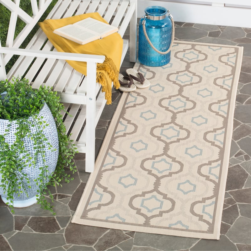 SAFAVIEH Courtyard Annmarie Indoor/ Outdoor Waterproof Patio Backyard Rug