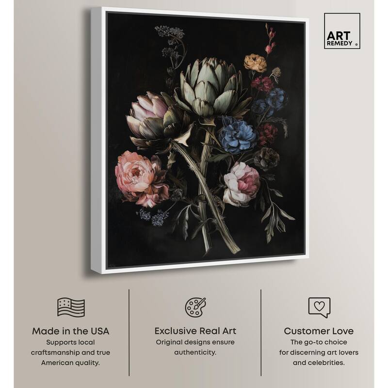 Moody Artichoke III Canvas by Art Remedy