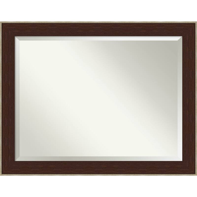 Beveled Bathroom Wall Mirror - William Frame