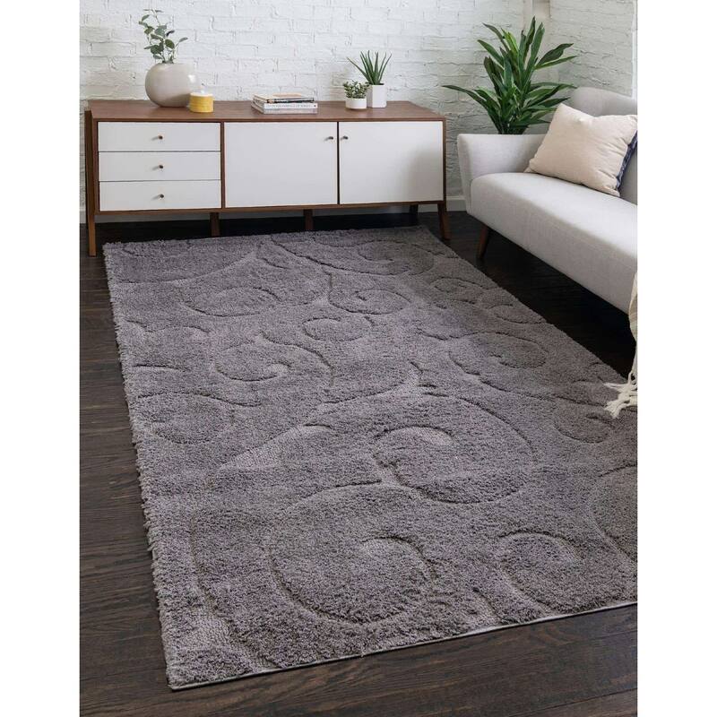 Shag Milson Collection Area Rug