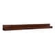 preview thumbnail 12 of 28, Porch & Den Bear Wood Holder Ledge Floating Wall Shelf Walnut Brown