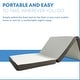 preview thumbnail 3 of 4, ONETAN,Folding Mattress, 3" & 4" Gel Memory Foam Portable Tri-fold Mattress