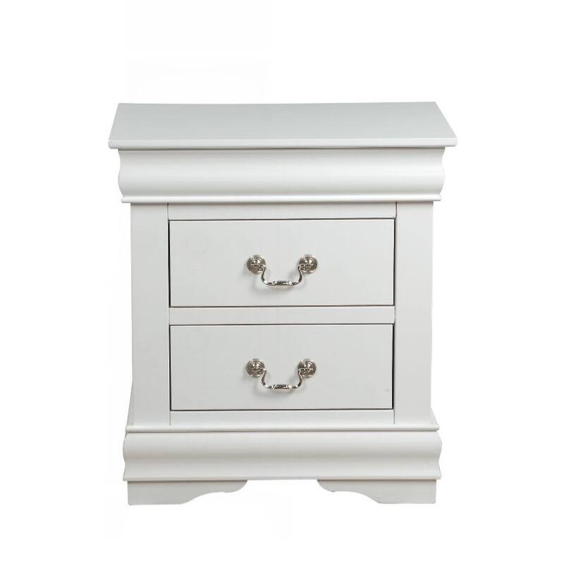 Charming Wooden Nightstand with Stylish Drawers for Bedroom Enhancement