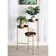 preview thumbnail 6 of 86, Kate and Laurel Finn Metal 3-tier Modern Plant Stand - 16x21x30