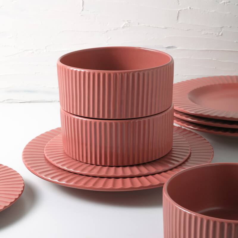 Christian Siriano Lusso Stoneware Dinnerware Set
