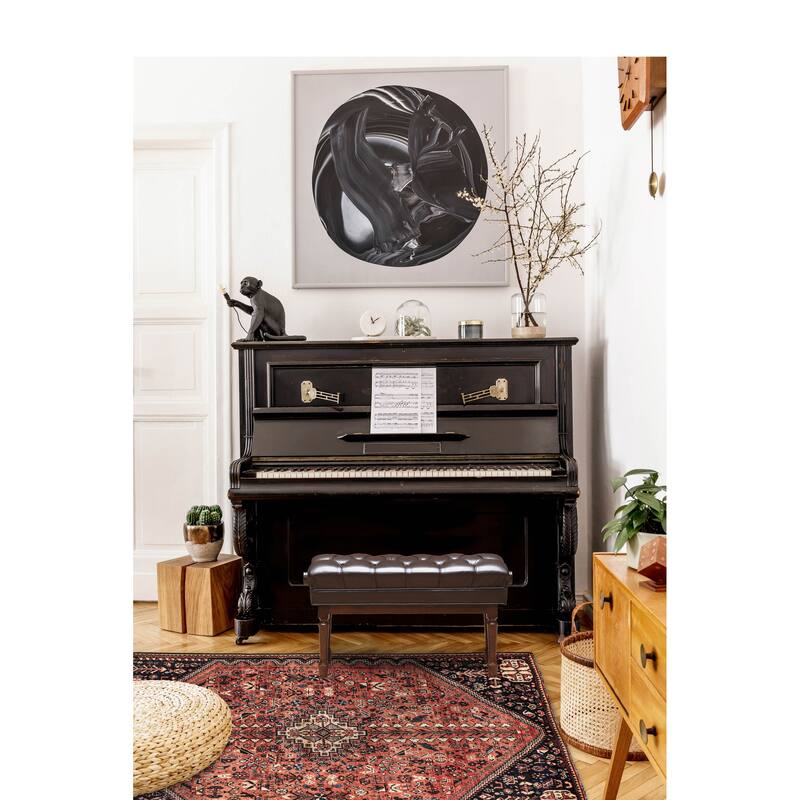 ECARPETGALLERY Hand-knotted Melis Vintage Light Red Wool Rug - 4'11 x 7'4