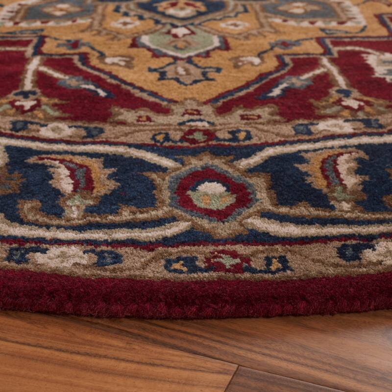 SAFAVIEH Handmade Heritage Tieneke Traditional Wool Rug