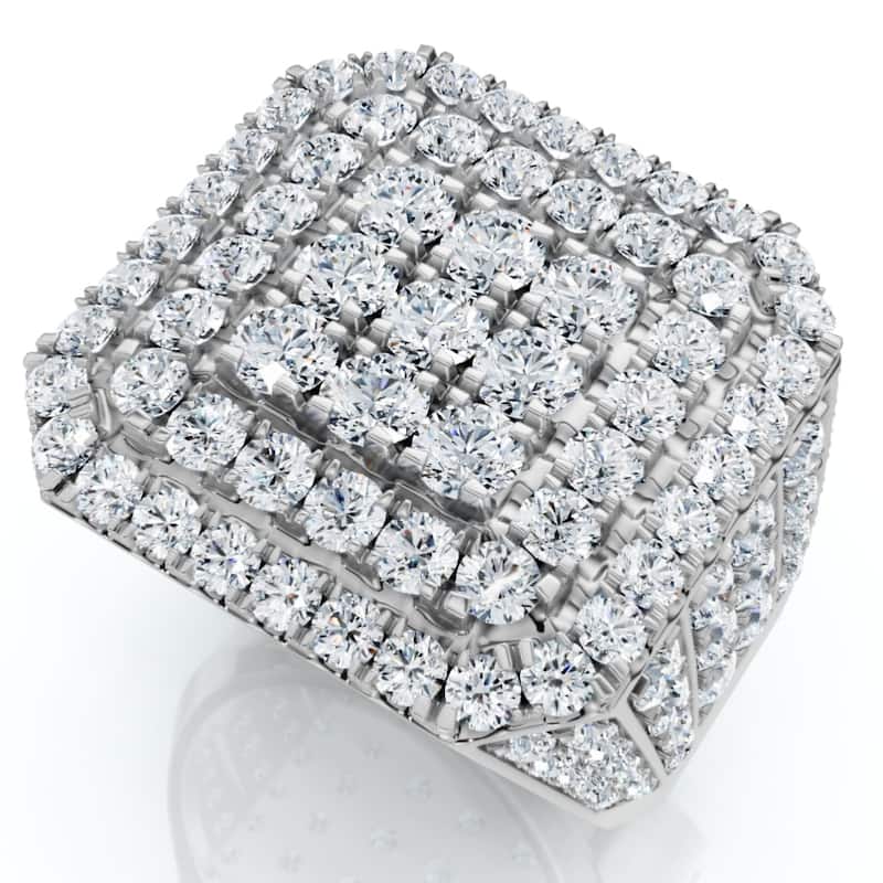 Bliss Diamond 5Ct TW Men's Diamond Ring Gold Lab Grown