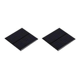 Mini Solar Panel Cell 6V 150mA 0.75W 80mmx80mm for DIY Project, 2 Pack ...