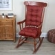preview thumbnail 7 of 7, Klear Vu Non-Slip Omega Jumbo Rocking Chair Cushion Set