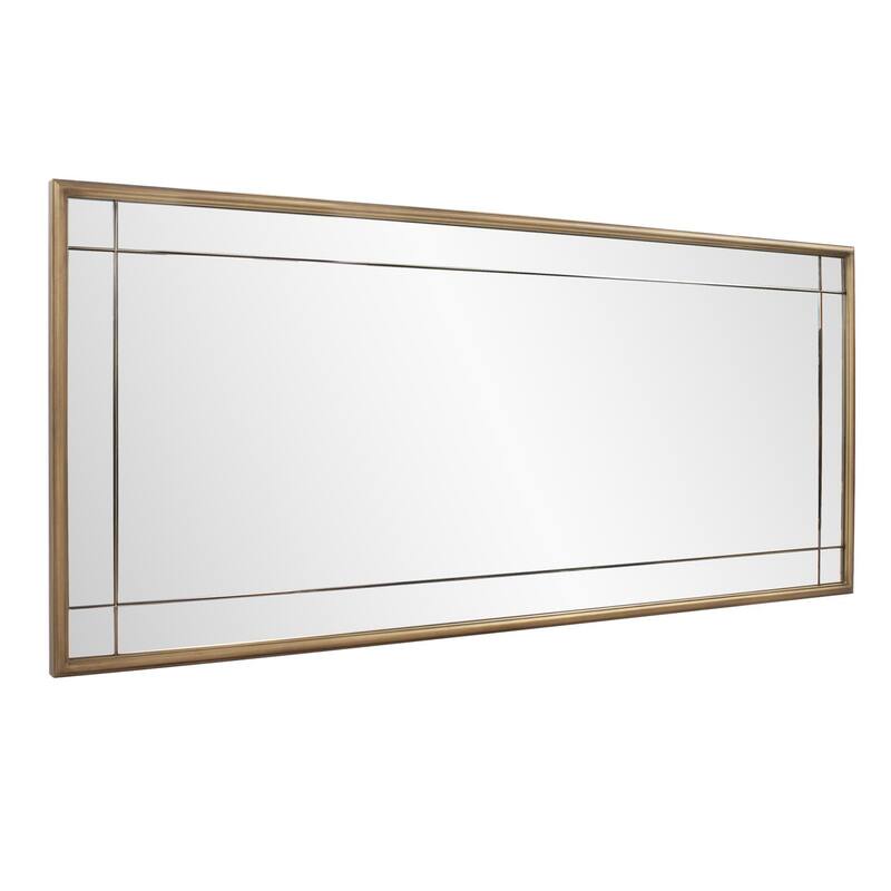 Allan Andrews French Panel Framed Decorative Wall Mirror