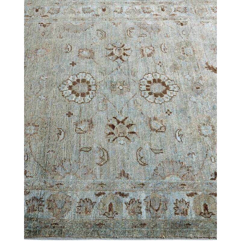 Vibrance, One-of-a-Kind Hand-Knotted Area Rug - Gray, 3' 10" x 5' 10" - 3' 10" x 5' 10"