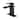 Single Handle Single Hole Waterfall Spout Bathroom Faucet with Deckplate Included