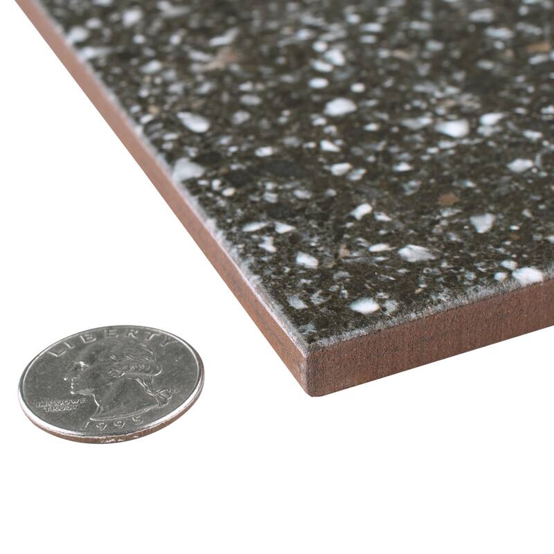 Merola Tile Arive 7.86" x 7.86" Grafito Ceramic Floor and Wall Tile