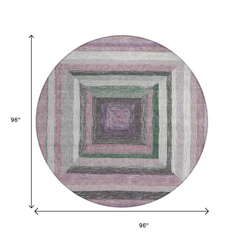 HomeRoots Geometric Transitional Rectangle Outdoor Rug