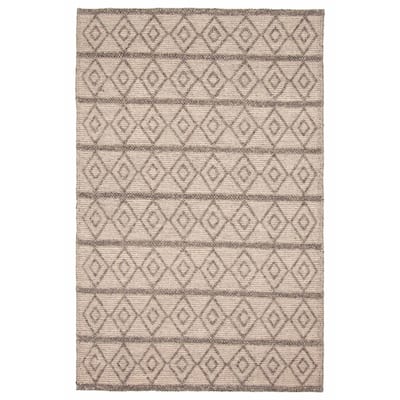 ECARPETGALLERY Braid weave Sienna Brown Wool Rug - 5'0 x 8'0