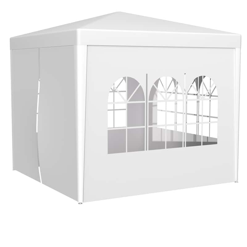 10x10 Heavy Duty Outdoor Party Tent with Removable Walls and Durable Construction
