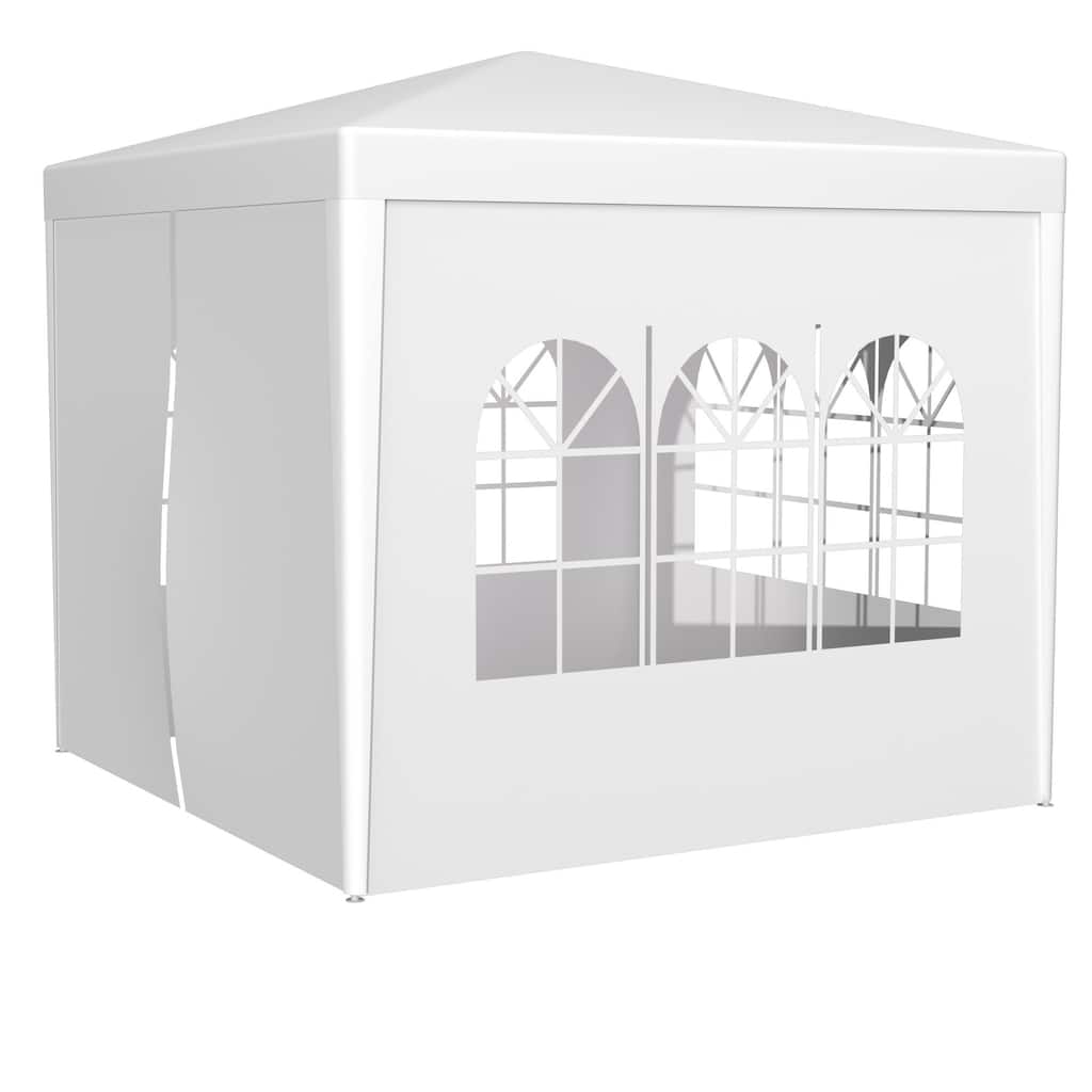 10x10FT Heavy Duty Party Tent,Wedding Canopy with 4 Removable Walls