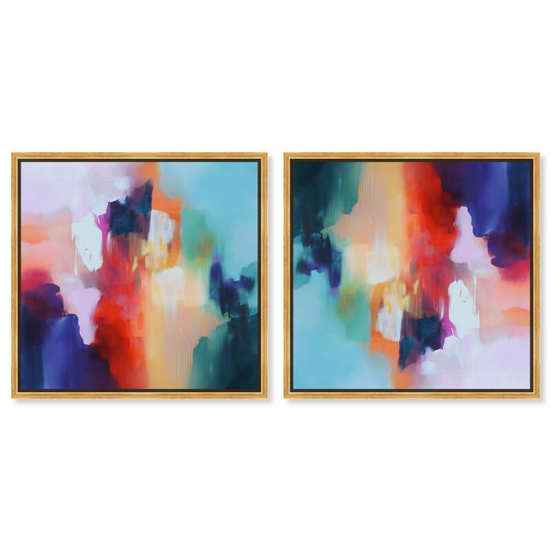 Harmony of Summer Canvas by Art Remedy - 54" x 36" - Silver