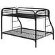 preview thumbnail 71 of 80, Morgan Contemporary Metal Frame Bunk Bed