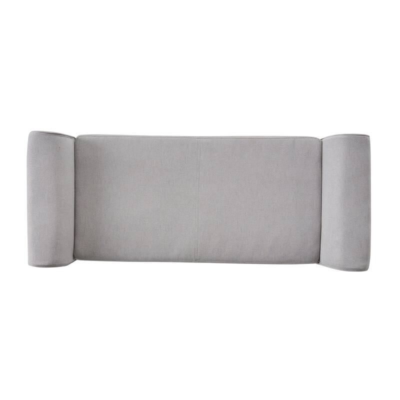 Roomfitters Upholstered Storage Bench Ottoman with Hidden Compartment, Tufted Entryway Bedroom Bench