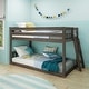 preview thumbnail 35 of 39, Max and Lily Twin over Twin Low Bunk Bed with Ladder on End Clay