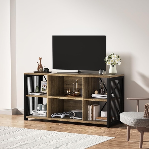 TV Stand TV Cabinet with 2 Tier Storage Shelves Bed Bath Beyond 42080323