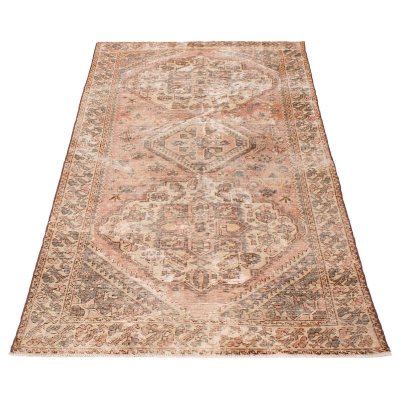 ECARPETGALLERY Hand-knotted Antalya Vintage Copper Wool Rug - 5'1 x 9'7