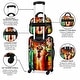 preview thumbnail 7 of 8, Paris Nights 4-Piece Lightweight Upright Spinner Luggage Set