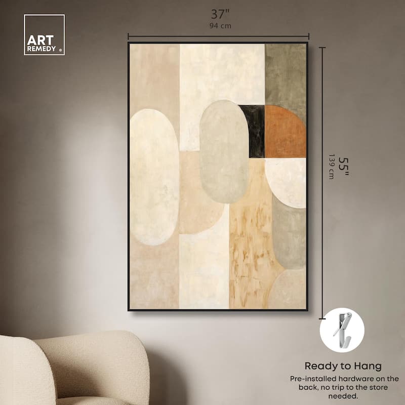 Overlapping Planes II Canvas by Art Remedy