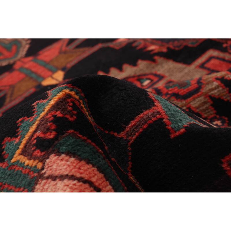 ECARPETGALLERY Hand-knotted Konya Anatolian Black Wool Rug - 3'11 x 11'1