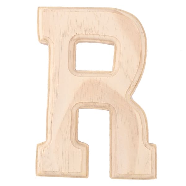 Shop Home Bedroom Wooden Decor English R Letter Alphabet Free Diy