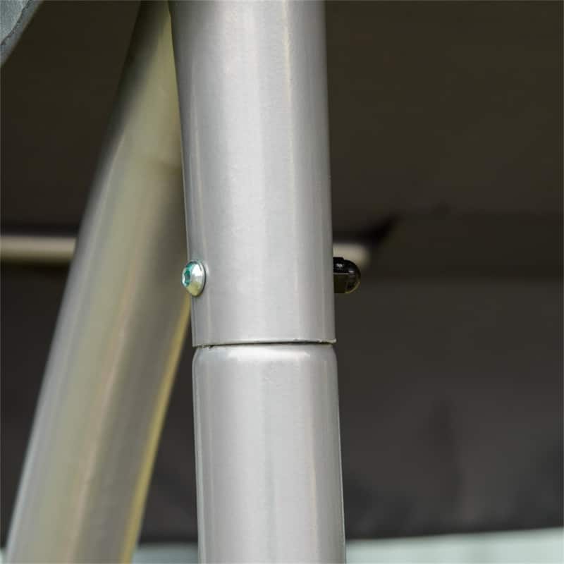 Outdoor Patio Swing Chair for 3 Adults with Adjustable Canopy