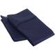 Miranda Haus Wentz Egyptian Cotton Solid Pillowcase Set - King - Navy Blue