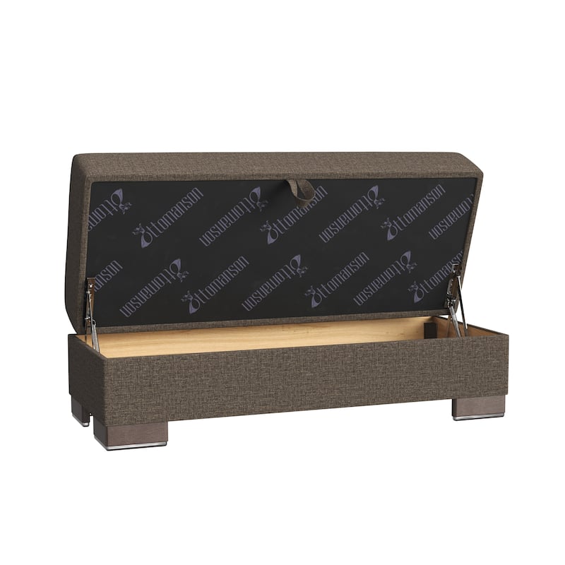 Upholstered Ottoman with Storage