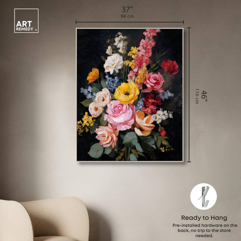 Garden Richness II Canvas by Art Remedy
