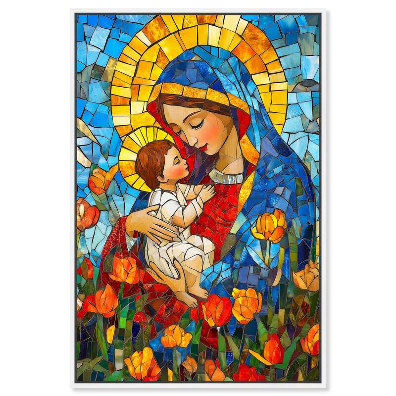 Glass Gospel I Canvas by Art Remedy - White - 16" x 24"