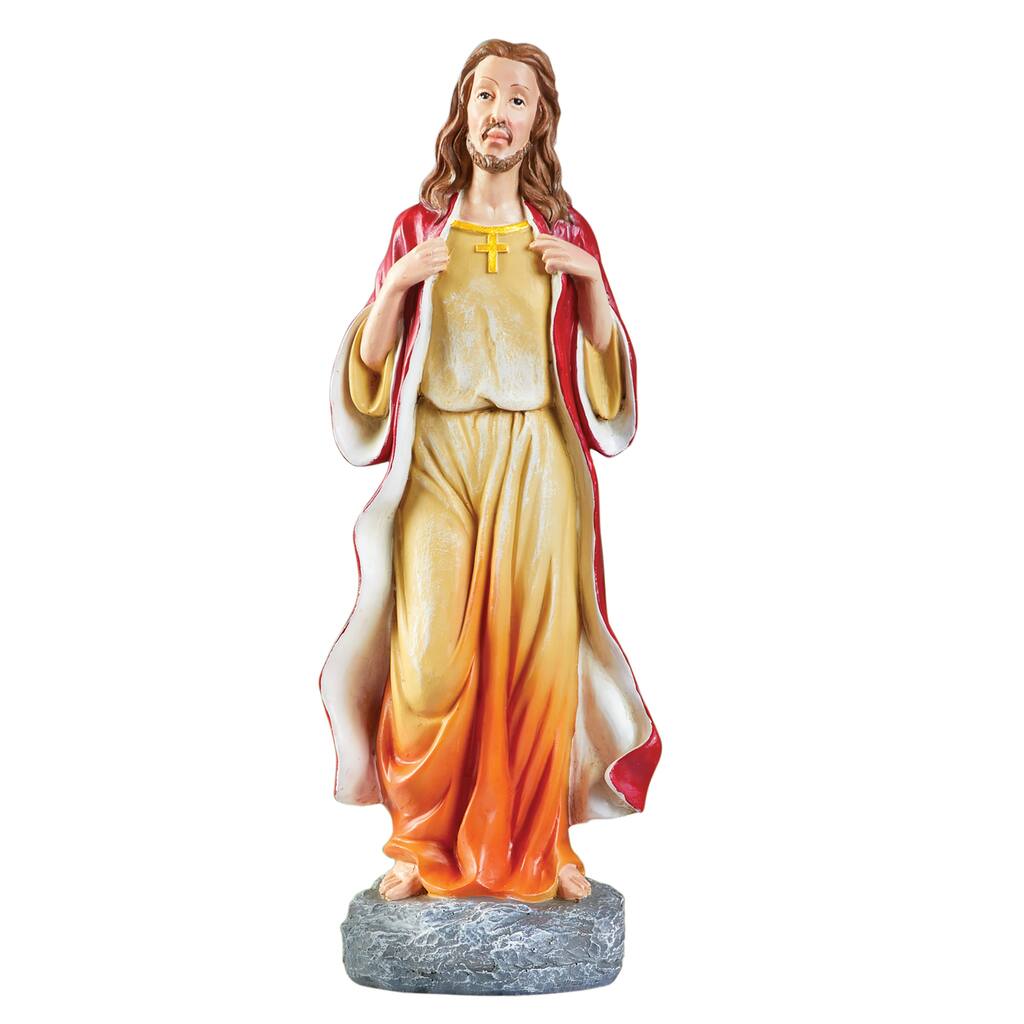 Hand-Painted Jesus Garden Statue