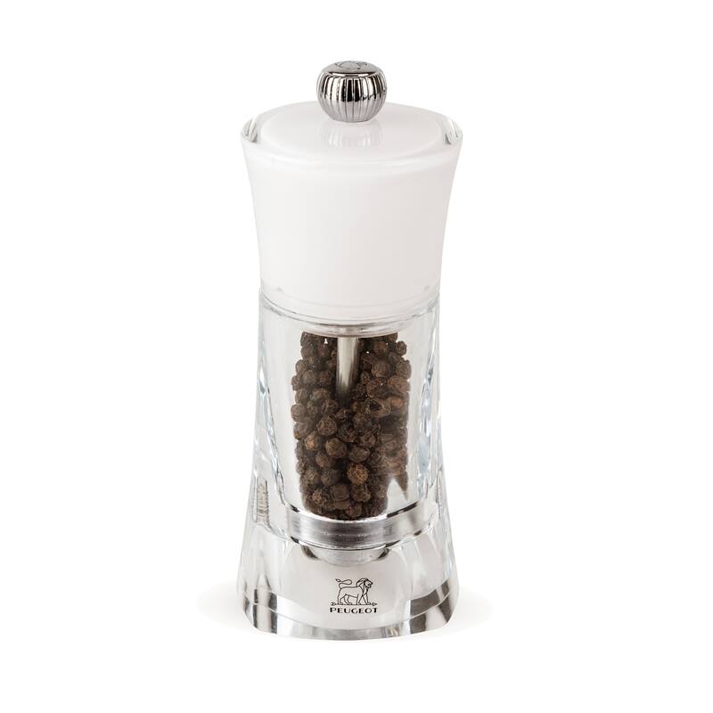 Peugeot Molene Pepper Mill, 5.5-Inch, White