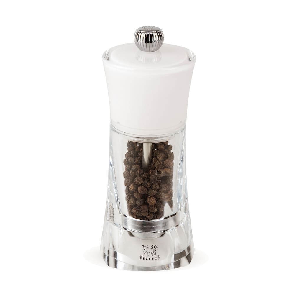Peugeot Molene Pepper Mill, 5.5-Inch, White