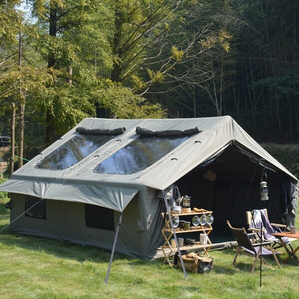 6-8 Persons Inflatable Waterproof Windproof Air Camping Tents with