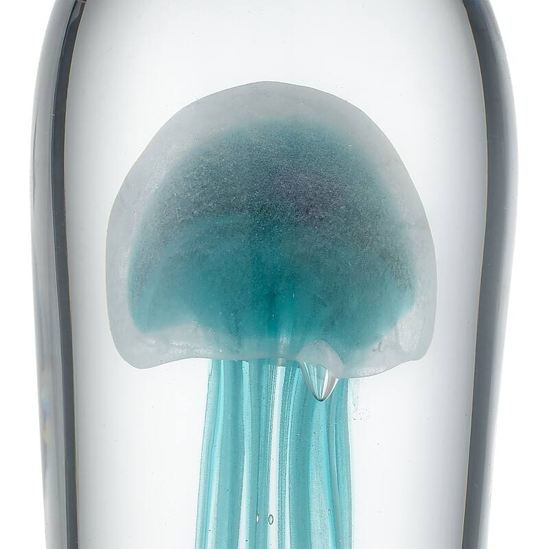 Elk Home Threads Blue Finish Glass 4 Inch Wide Sculpture