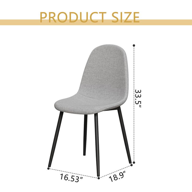 Set of 4 Modern Dining Chairs