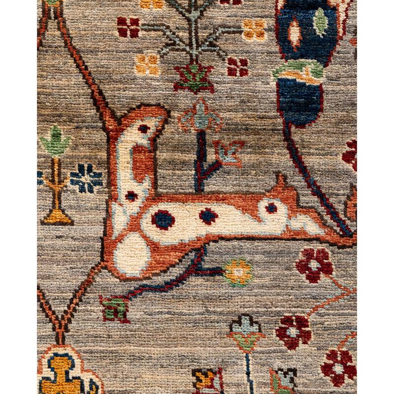Serapi One-of-a-Kind Hand-Knotted Area Rug - Brown - 8' 1" x 9' 9"