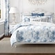 preview thumbnail 8 of 6, 6ix Tailors Palmora Denim 8 Piece Comforter Designer Set