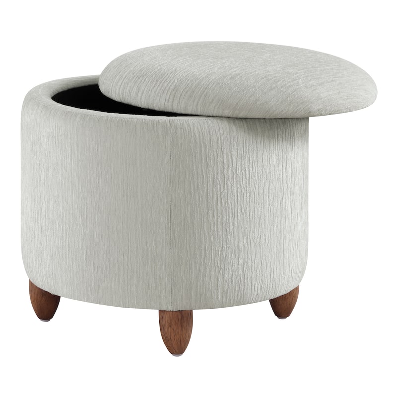 Lyra Storage Ottoman with Medium Oak Legs