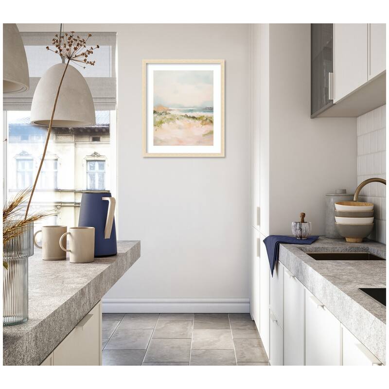 Kate and Laurel Tranquil Landscape III expansion by Amy Lighthall Framed Wall Art Print