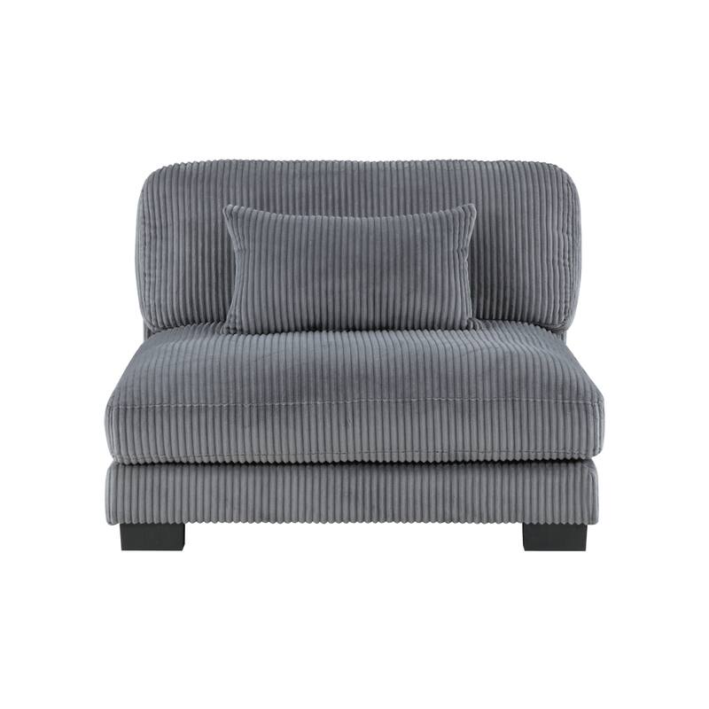Chevre Gray Fabric Sofa